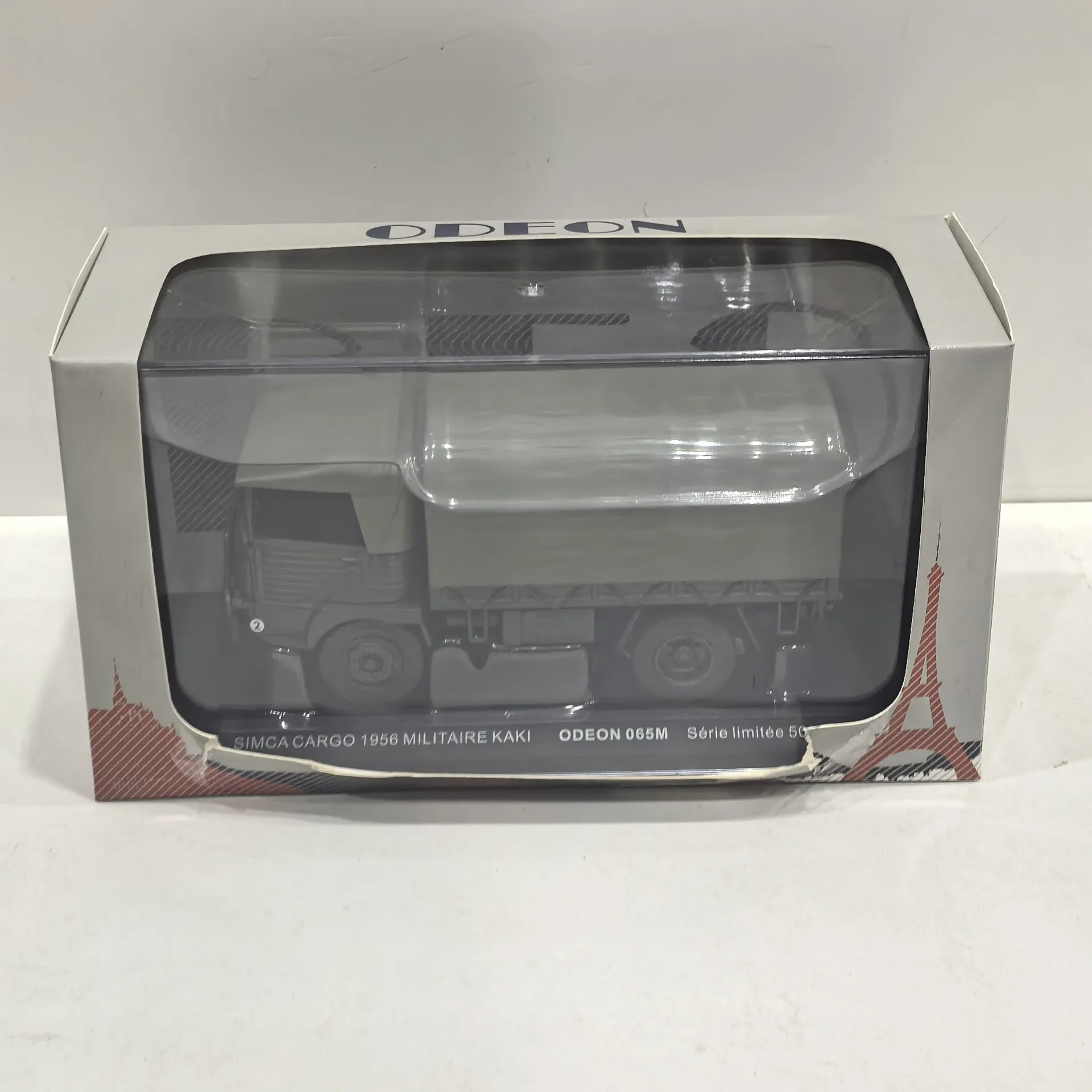 

Литой под давлением Odeon масштаб 1/43, SIMCA CARGO 1966, MILITAIRE KAKI, модель автомобиля из сплава, Коллекционная игрушка, подарок, сувенир, украшение для дисплея