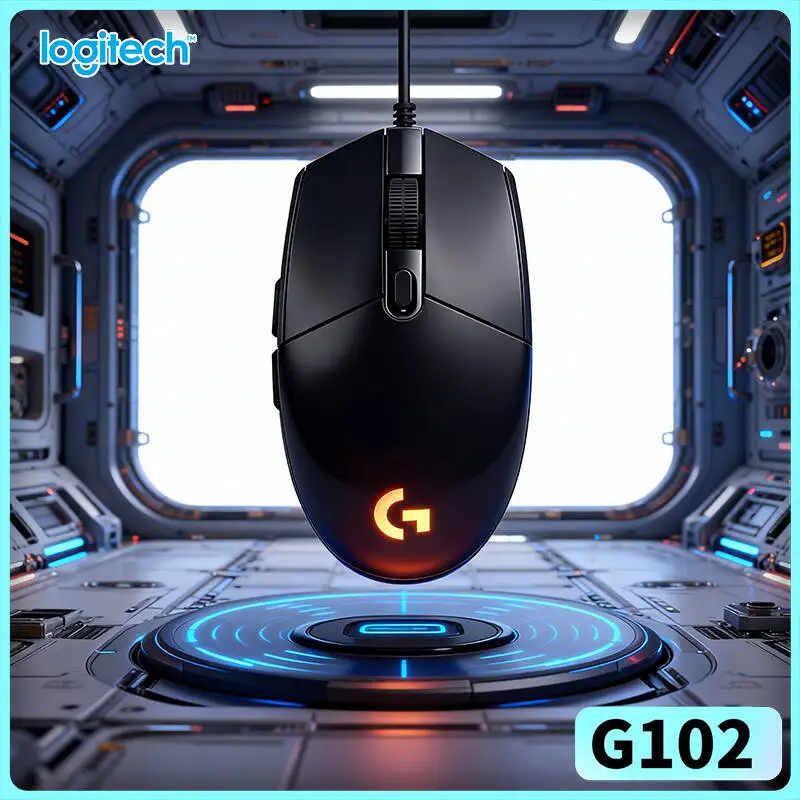 

Logitech G102 Wired Gaming Mouse 20M Click Lifespan 8000 DPI Adjustable RGB Sync for Esports Casual Play