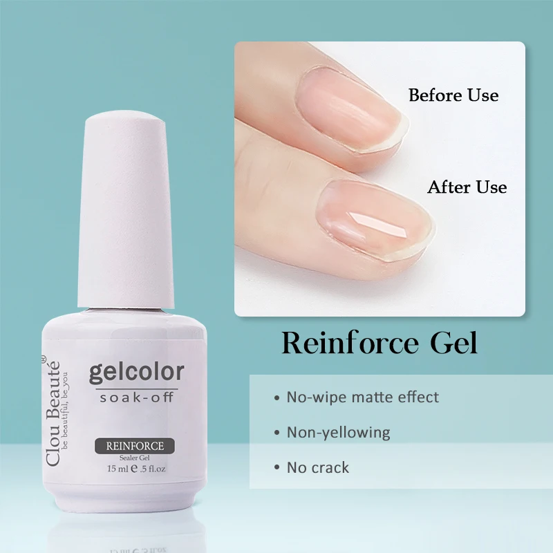 Clou Beaute Gel-Nagellack, Neonbraun, Königsblau, Rot, Grün, Pastell, Nude, Nagelkunst, Lacke, Gel-Lack, Decklack, UV-Gel-Nagel
