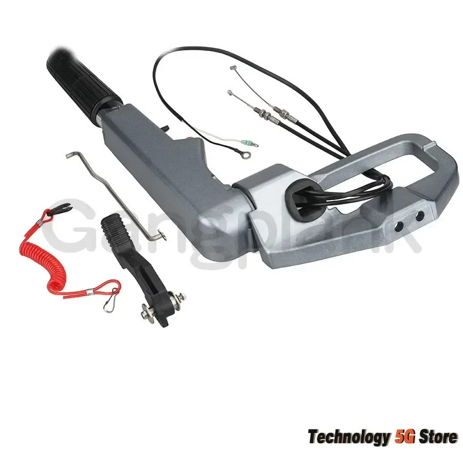 

Outboard Engine Throttle Handle Control Arm Assembly 66T-W0084-02-4D for Yamaha 2-stroke 40HP