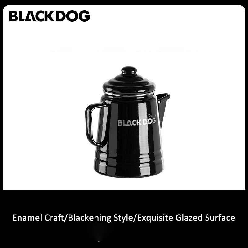 

Blackdog Camping Portable Insulated Kettle Outdoor Stainless Steel 2L Large Capacity Kettle Enamel Coffee Pot Teapots Home Use