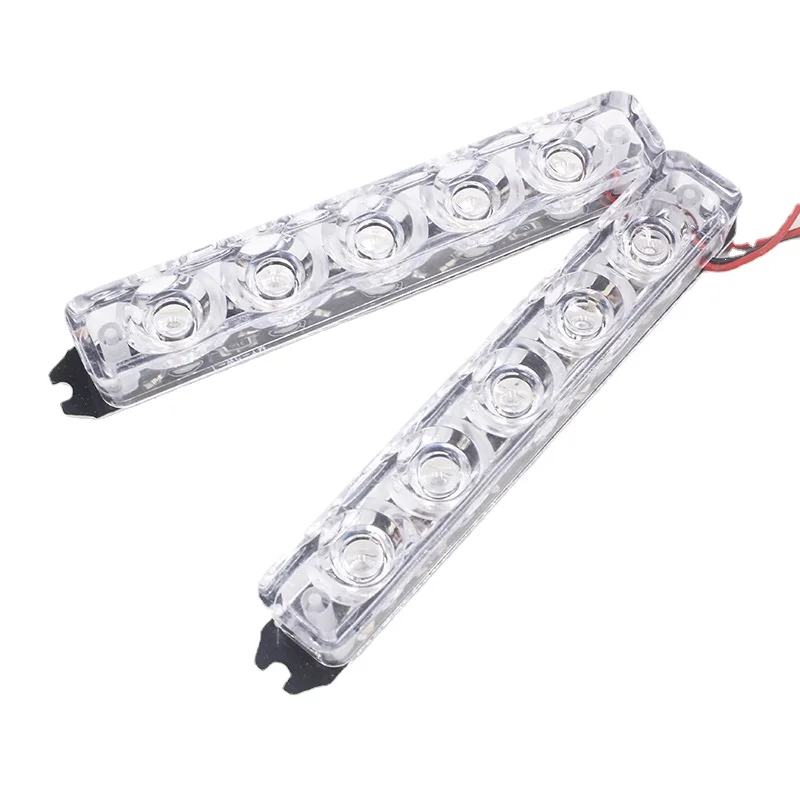 5/6LED 12V Police Strobe Light Flashing Warning Rear Brake Signal LED Lights Auto Ambulance Flash light Emergency Parking Lamp