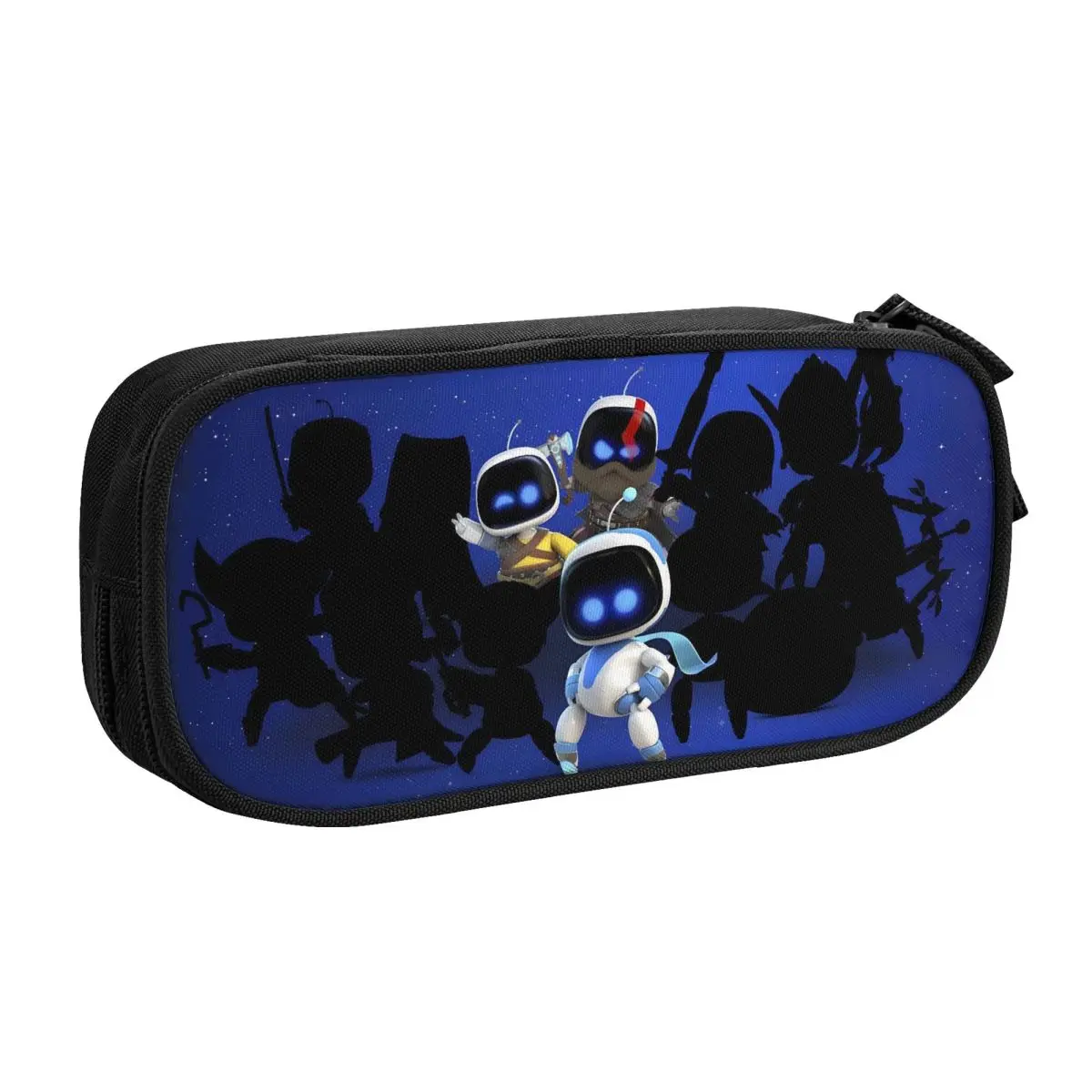 Custom Game A-Astros Kawaii Pencil Case Boy Girl Large Capacity Space Robot Design Pencil Box Students Stationery