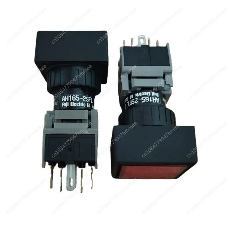 

1pcs AH165-2SFL E3 24V LED Color White Green Red Button Indicator 16mm Switch