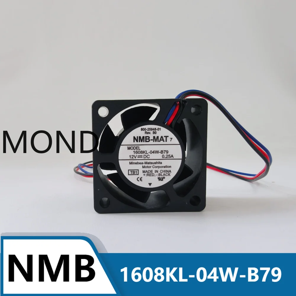 1608KL-04W-B79 NMB Server-Lüfter NMB-MAT DC 12 V 0,25 A 4020 Axialstrom-Inverter-Lüfter