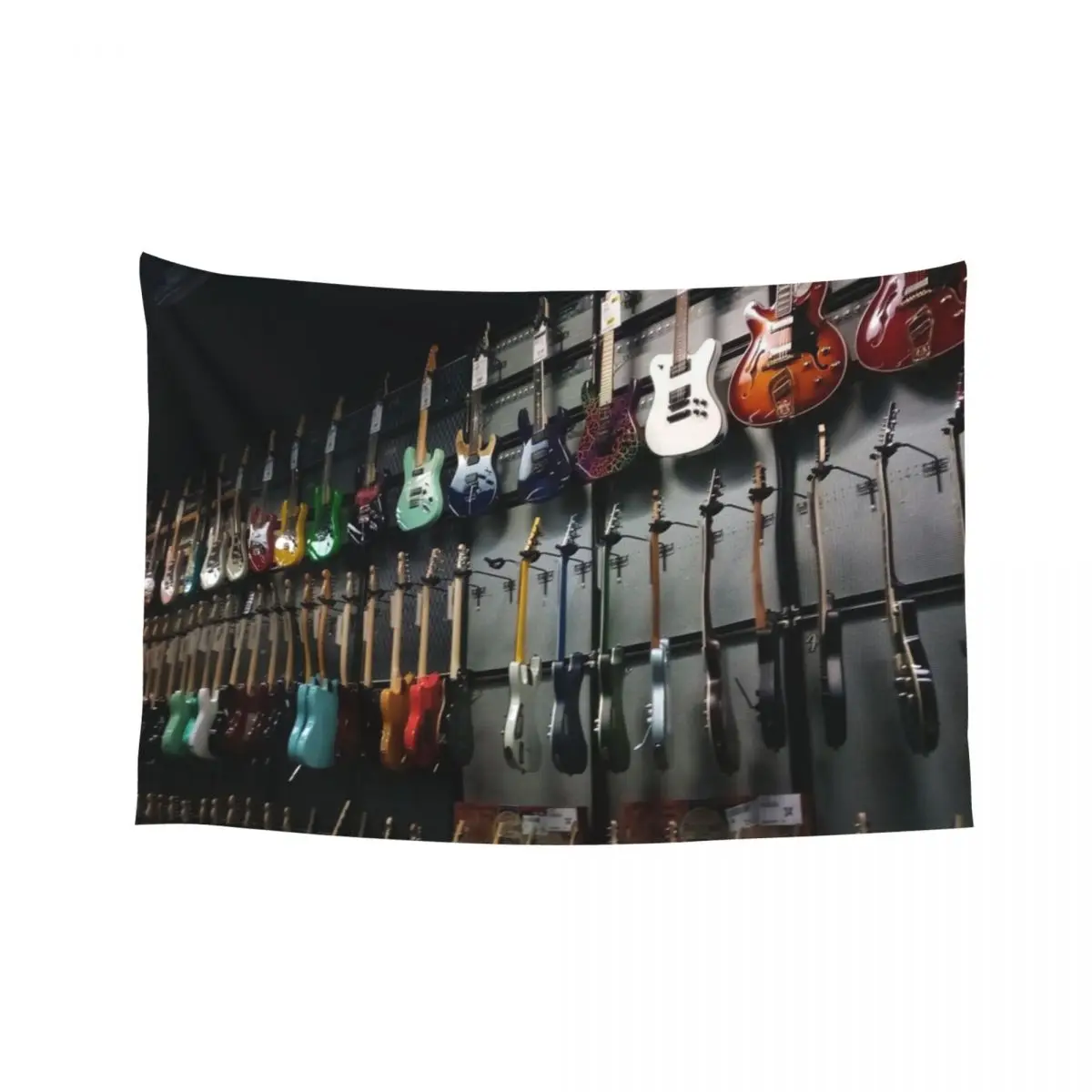 

Wall of Guitars Tapestry Outdoor Decor Home Decorations Decoration Wall Wall Decor Tapestry