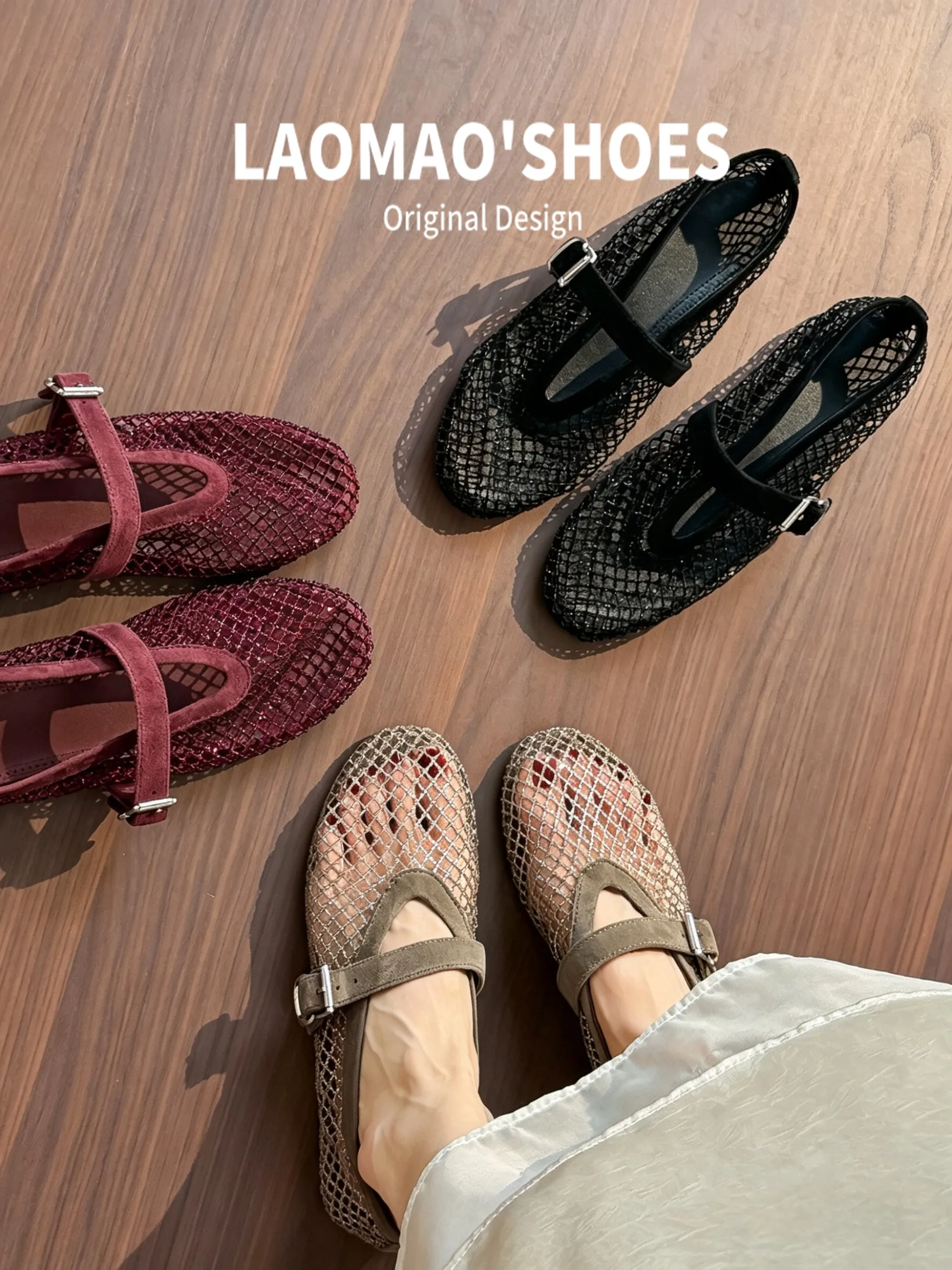 ultra-soft-ballet-fishnet-single-shoes-women's-summer-new-hit-woven-breathable-flat-bottom-mary-jane-sandals-korean-style-dia