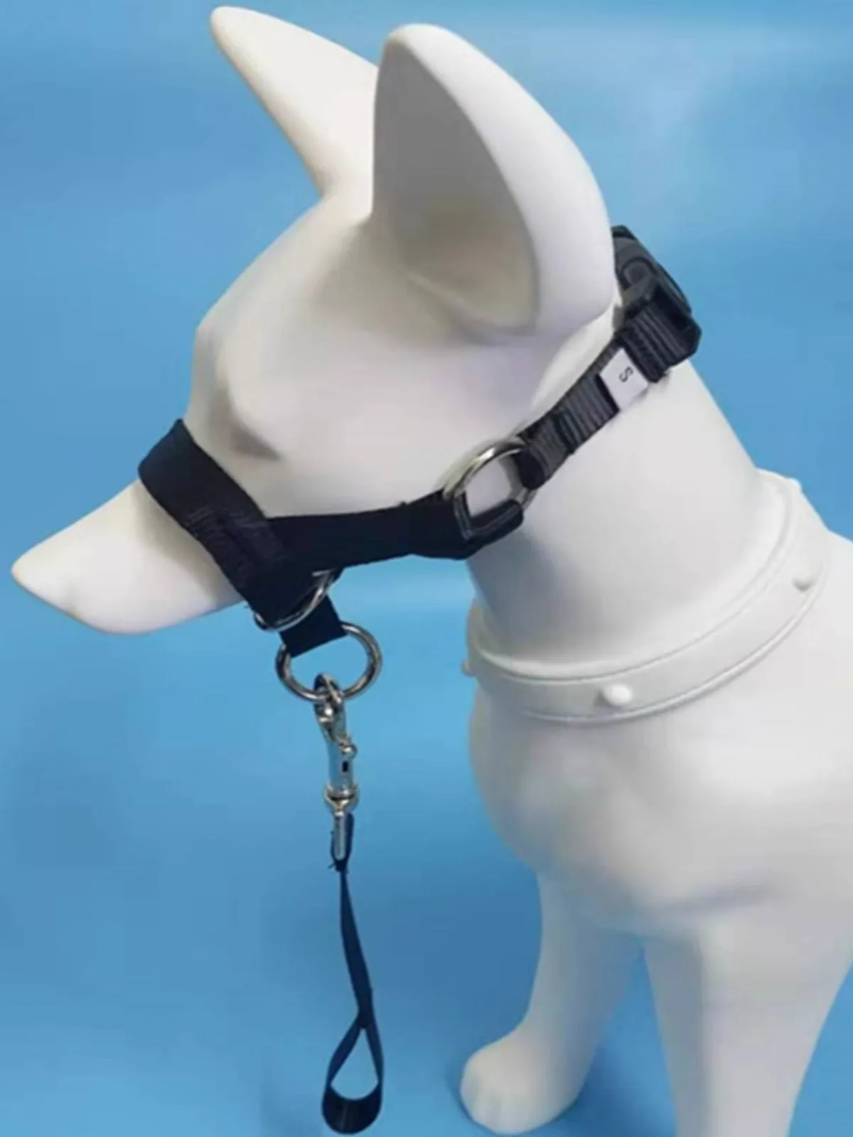 حلقة أنف جديدة حول الفم كمامة الكلب قابلة للتعديل مستلزمات الحيوانات الأليفة تمنع الكلاب من تناول الطعام بشكل عشوائي يمنع العض عشوائيًا #3