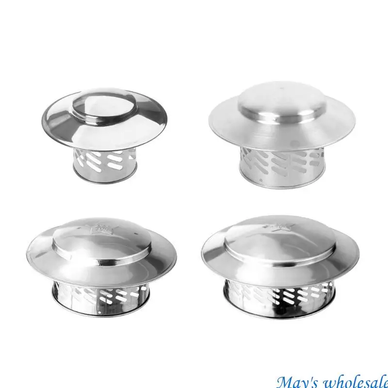 

Practical Weatherproof Stainless Steel Chimney Hat Convenient for Efficient Ventilation Systems Protective in Homes 448A