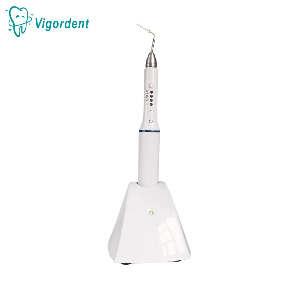 Vigordent Dental Gutta Percha Obturation Pen with 4 Tips Therapy Dental Obturation Endodontic Root Canal Filling Heating Pen