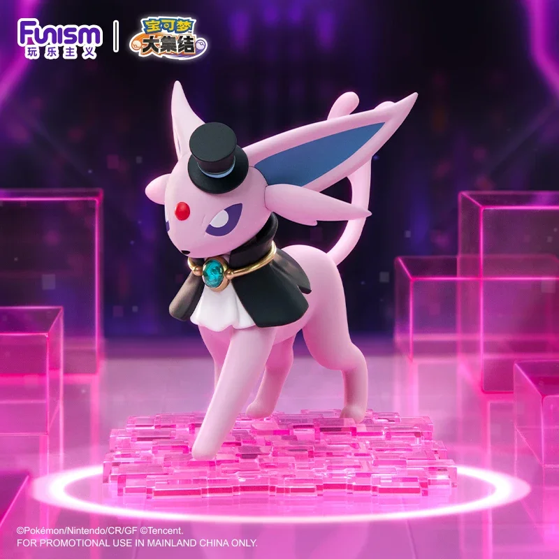 Nieuwe, originele Funism Pokémon actiefiguur in een verrassingsdoos, animefiguren, Pikachu, Goodra, decoratie voor op het bureau, kerstcadeau, verzamelobject, speelgoedmodel.
