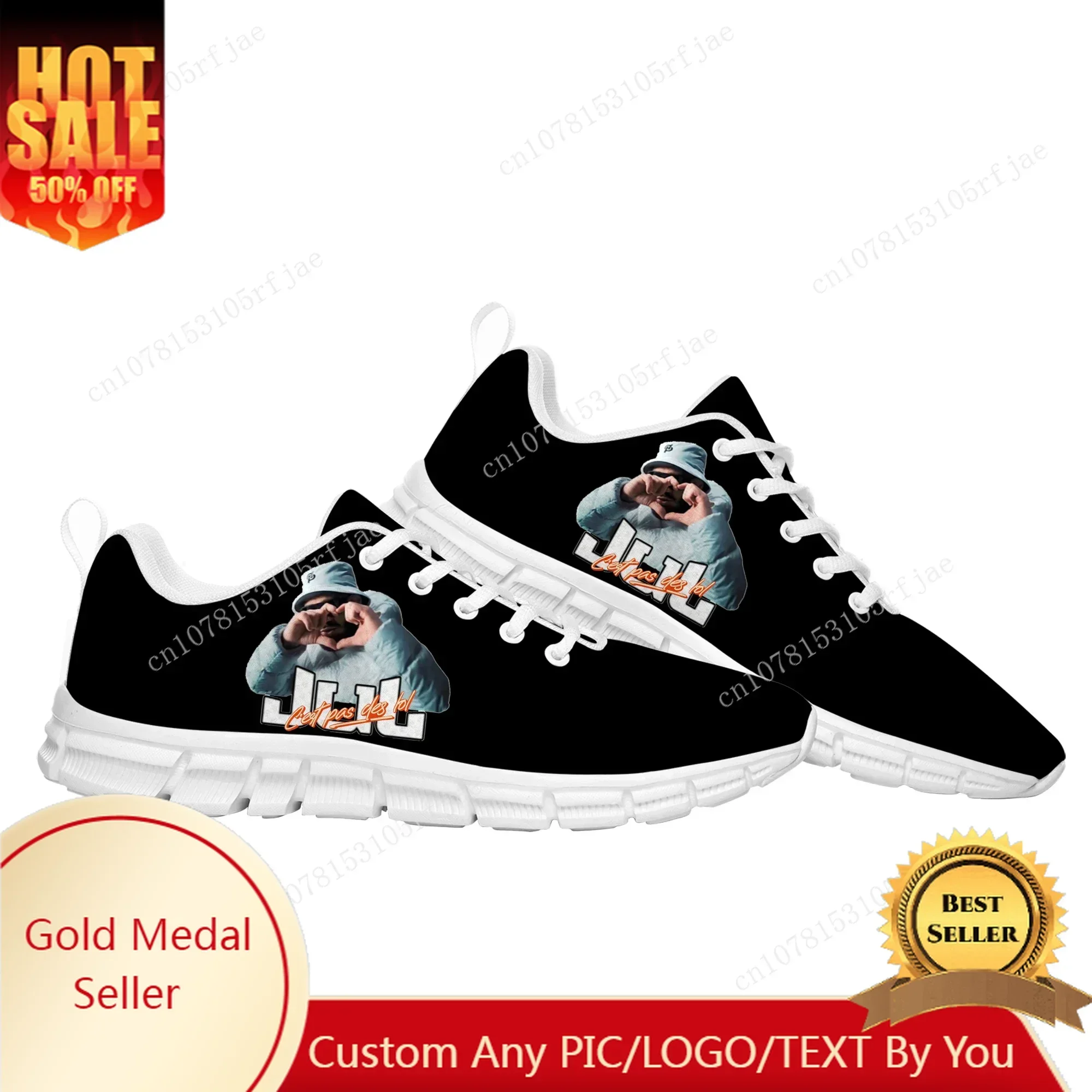 

Popular Rapper JuL Sports Custom Shoes High Quality Mens Womens Teenager Fashion Custom Sneaker Tailor Made Couple Built Shoes
