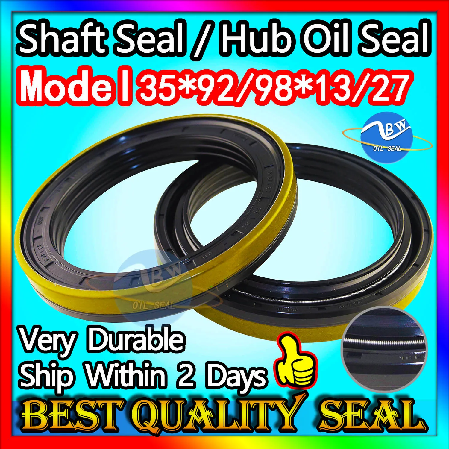 Hub Oil Seal 35*92/98*13/27 For Tractor Cat Shaft Cassette Sealing Combined 35X92/98X13/27 12014654B 12014654 Rotating Core