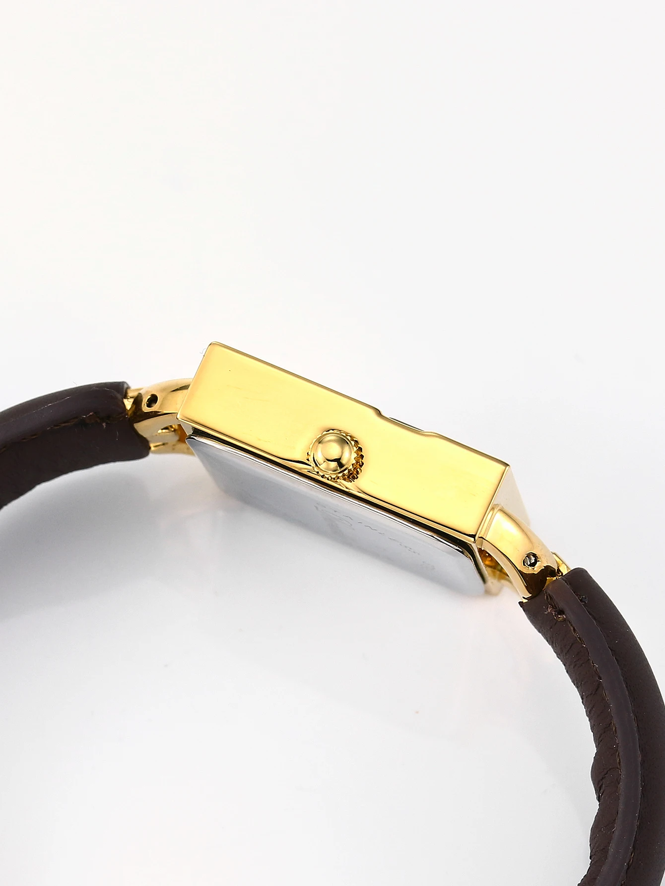 Ladies' square belt watch, simple and fashionable quartz watch, waterproof and luminous