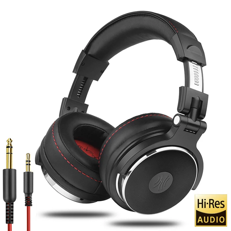 Oneodio Wired Headphones Professional Studio Pro 10/30/50 DJ Headphones With Microphone Over Ear HiFi Hi-Res Monitor Headset