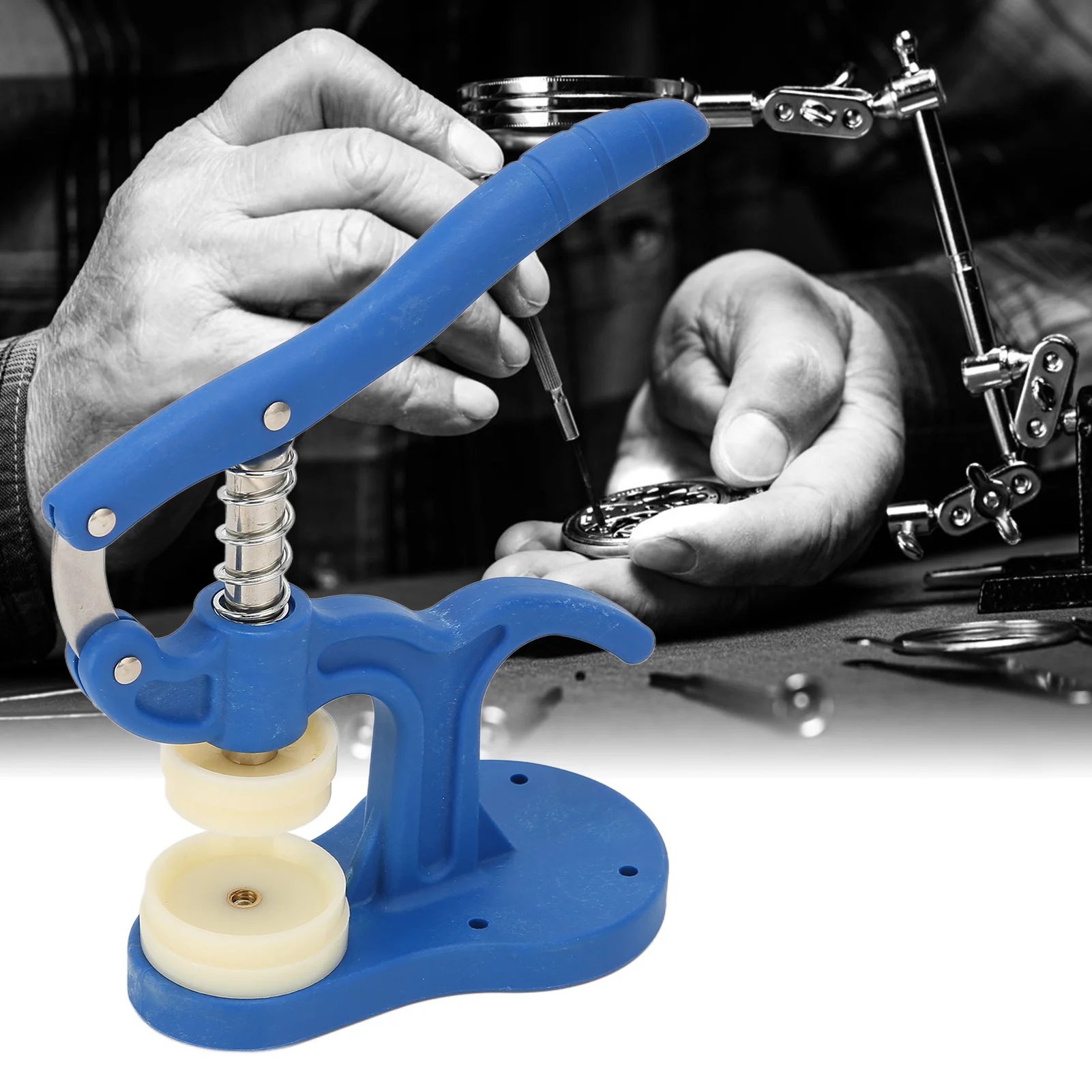 مجموعة الضغط الخلفي للساعة من النايلون تمنع الانزلاق مكونة من 12 قطعة من علبة الساعة الأقرب لإصلاح الساعة