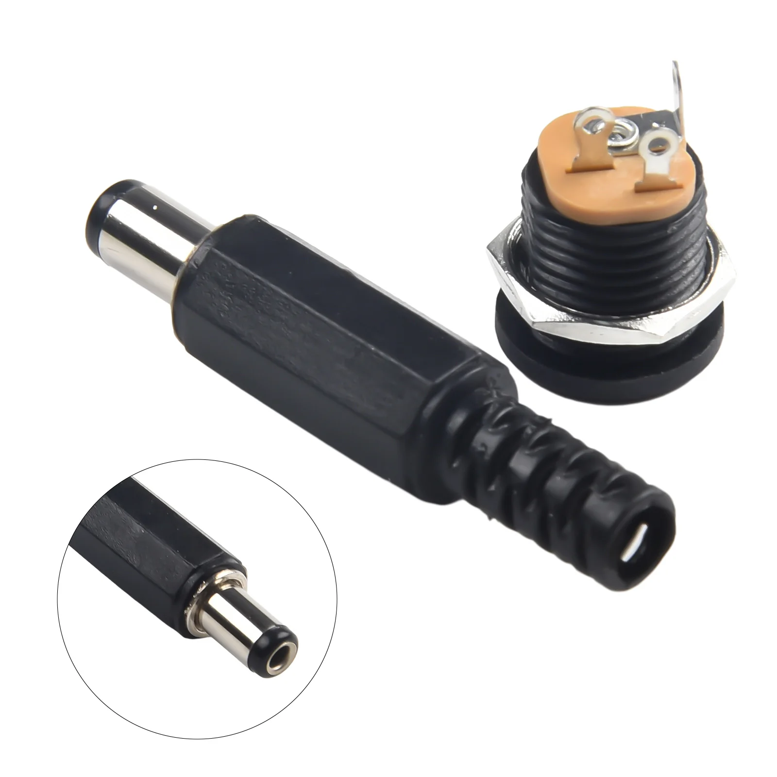 Long Lasting Performance 10 PAIRS Male Plug and Female Socket Panel Mount DC 12V Power Connectors for Any Application