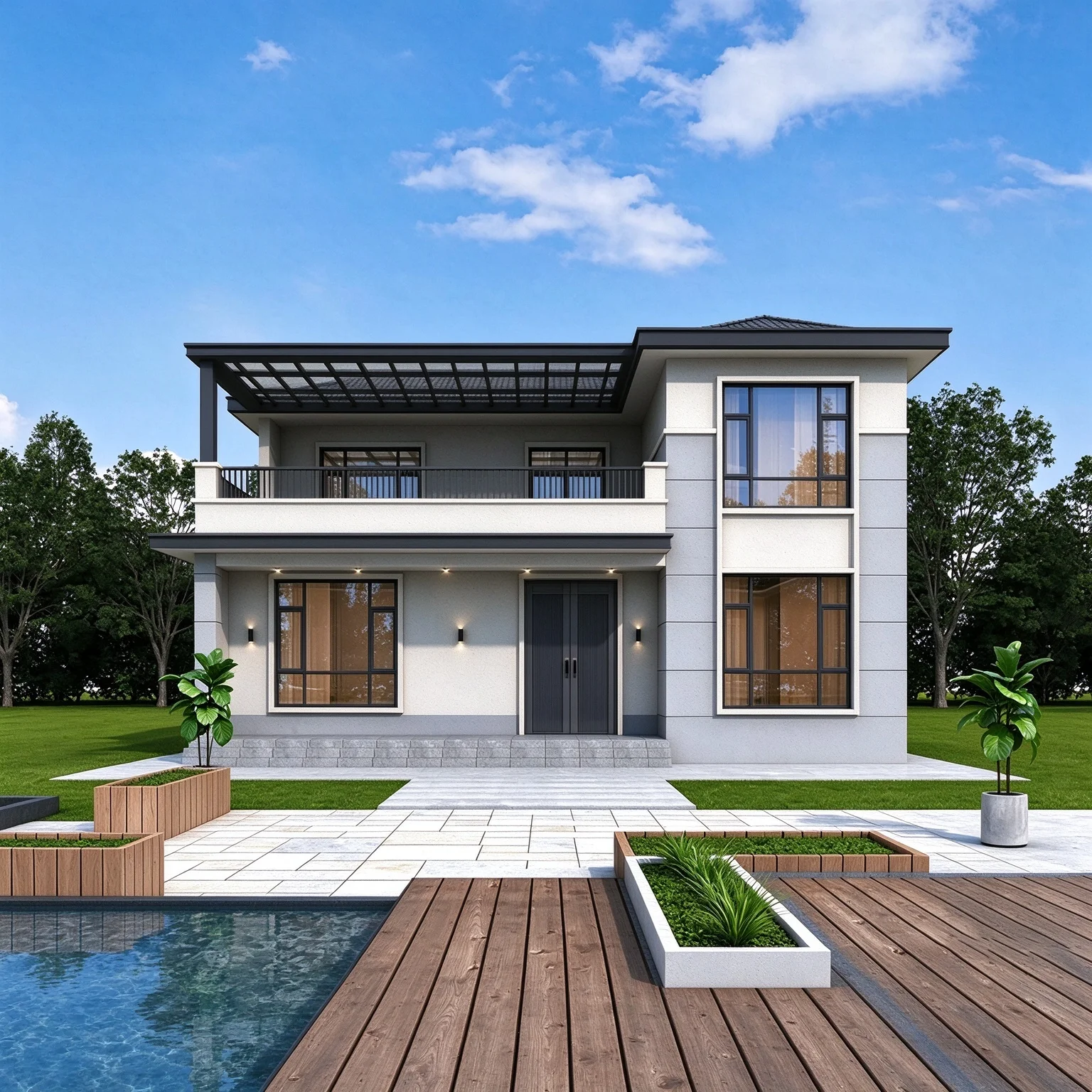 Prefabricated Modular Light Steel Villa Prefab House Quick Installation For Site Camp Housing Wholesale Buyers