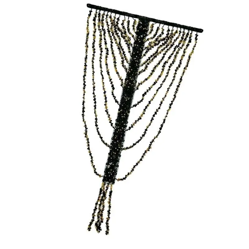 

652f Beads Tassels Epaulet Tassels Chain Fashion Этнические стили Epauetettes Badge Pads для энтузиастов моды