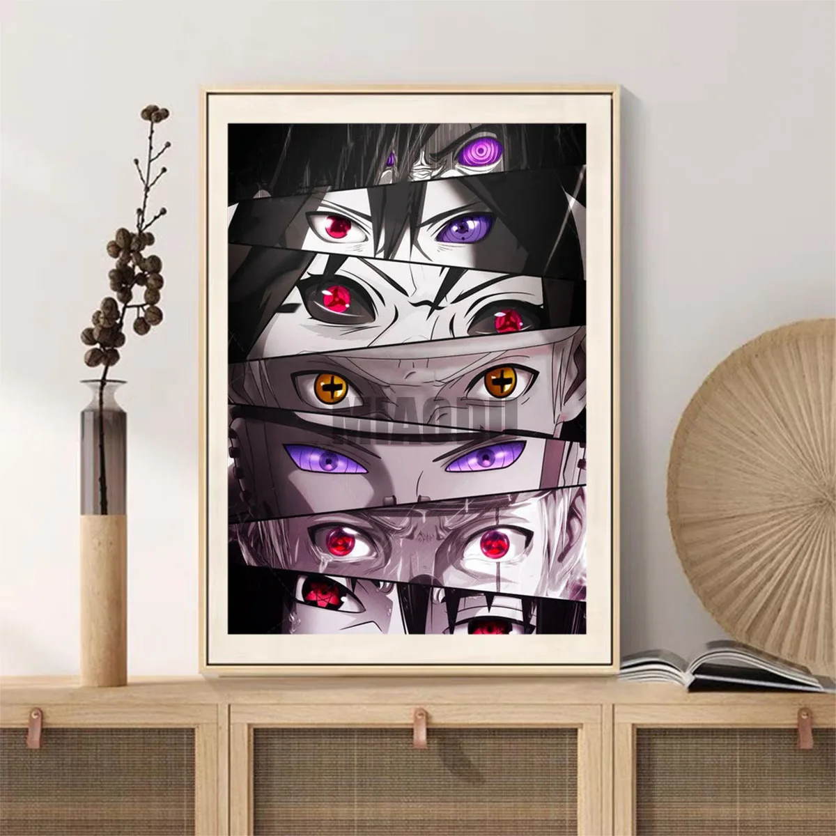 Japanese Anime Characters Eyes Diamond Painting Cartoon Diamond Embroidery Cross Stitch Kits Mosaic Children Room Home Decor