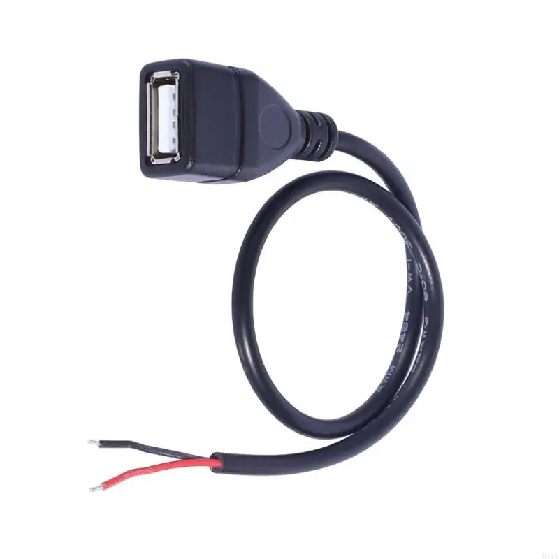 H37B 2ピンUSB充電コネクタUSB男性/女性の電源延長ケーブルワイヤー