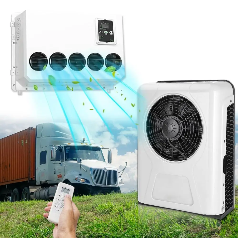 

12,000 BTU Truck Air Conditioner 12V, 12 Volt DC Air Conditioner for Truck Parking Split Electric AC Unit,Customized