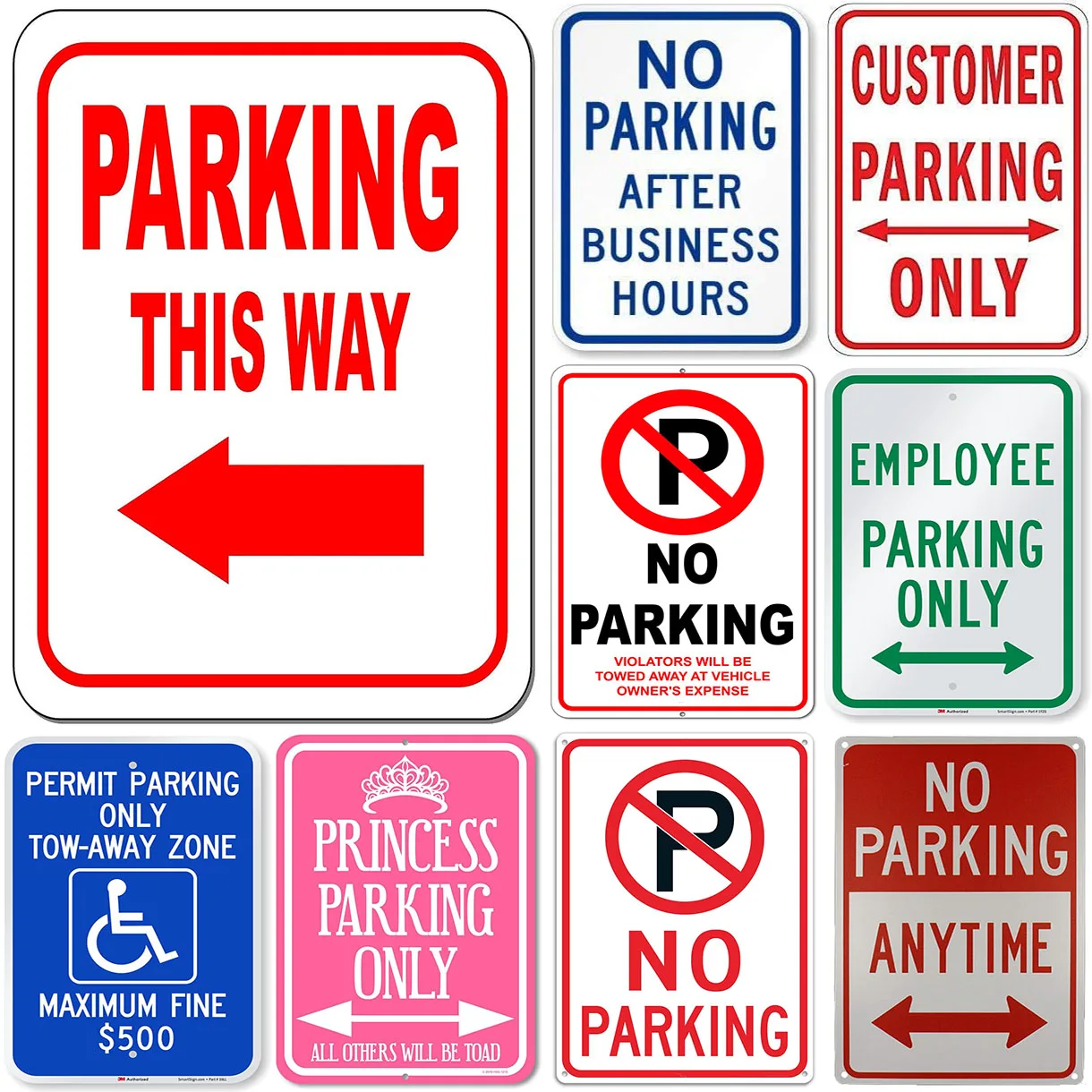 Vintage Auto Metall Blechschilder No Parking Wall Art Decor Parking Only für Zuhause Bars Garage Café Clubs Pubs Retro Poster Plakette