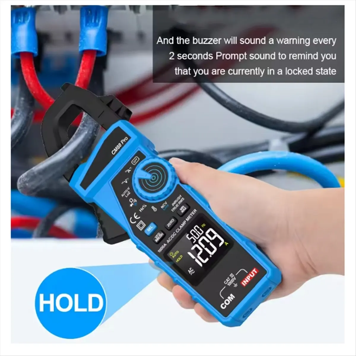 DT57 LATEST MODEL 1000A True RMS Digital Clamp Meter 1000V AC DC Auto Voltage Recognition NCV Amperimetrica Capacitance Temp Ohm