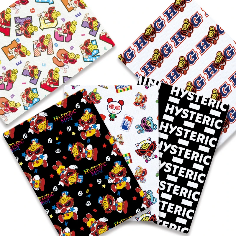 

Classic cartoon DIY cotton fabric polyester cotton hand sewn and patchwork quilted baby dress curtain dresshome printing popular