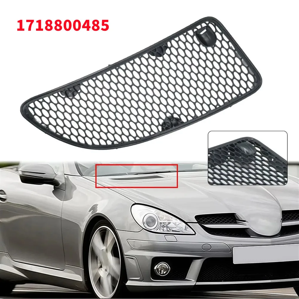 1PCS For 2005-2011 Mercedes Benz R171 SLK200 SLK280 SLK300 SLK350 Car Engine Hood Vent Grille Front Cover 1718800485