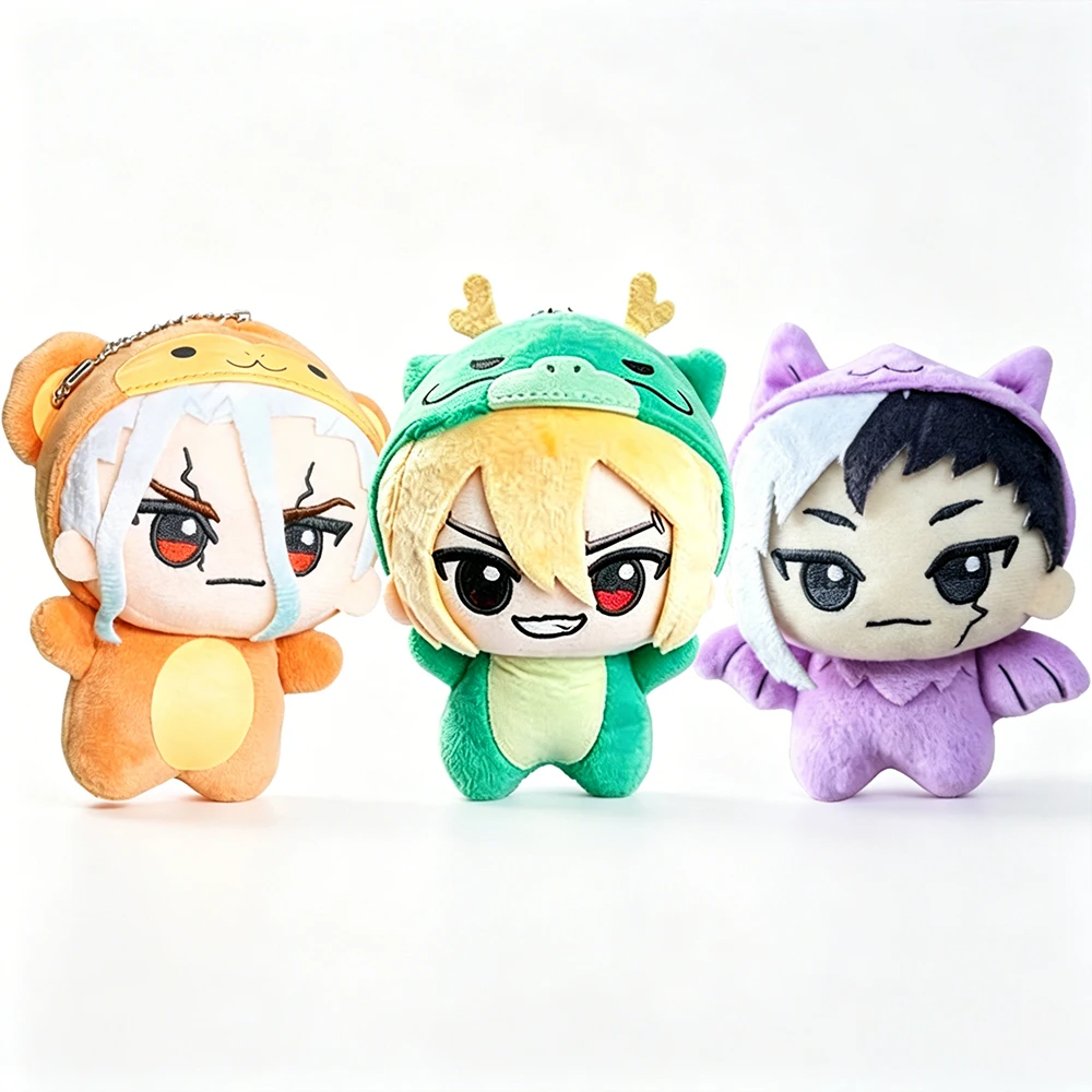 

Anime ​​Ishigami Senkuu​ ​Asagiri Gen​ Nanami Ryusui​ Cosplay Dolls Plush Doll Keychain Bag Pendant Keyring Decoration Accessory