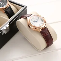Boîte de rangement et de présentation pour montres en cuir PU avec couvercle en verre, support pour montres homme, coffret cadeau - Grande Vente 5