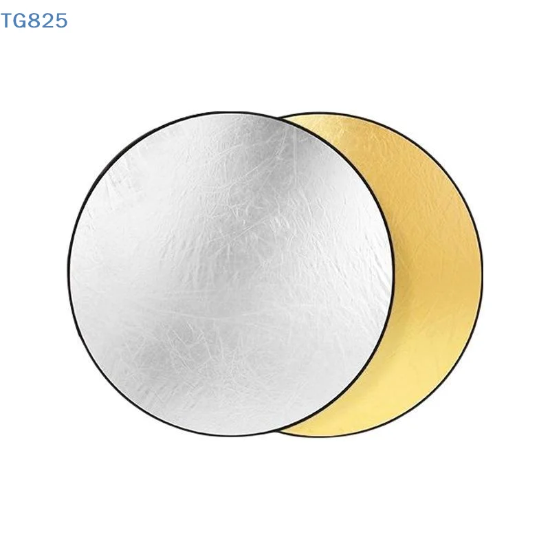 【AN】【SA】2 In 1 Photography Light Reflector Foldable Portable For Outdoor Studio Portrait Product Shooting 30cm/60cm/80cm