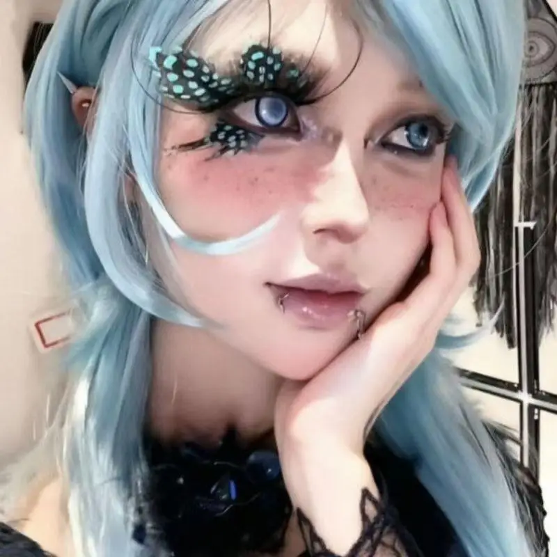 Feather Accessories Eyelash Eye Makeup Flapping Butterfly Wave Dot Hot Girls Anime Net Red Makeup False Eyelashes With Glue 2026