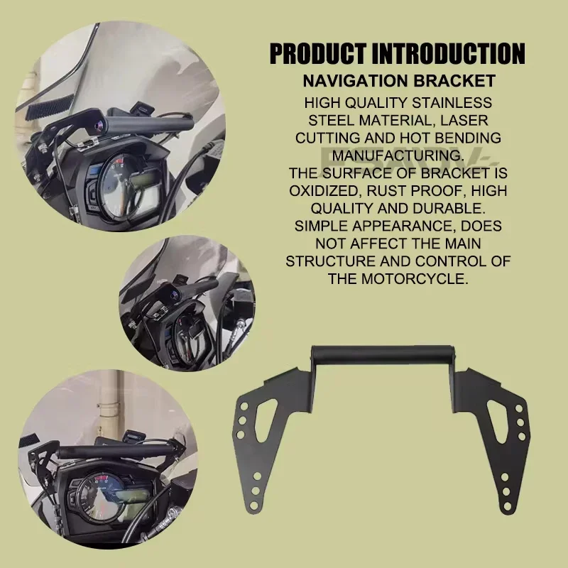 Navigation Plate Bracket Fit For Suzuki Vstrom DL650 DL 650 XT V Strom 2017-2023 2022 2021 Motorcycle Mobile Phone Holder Stand