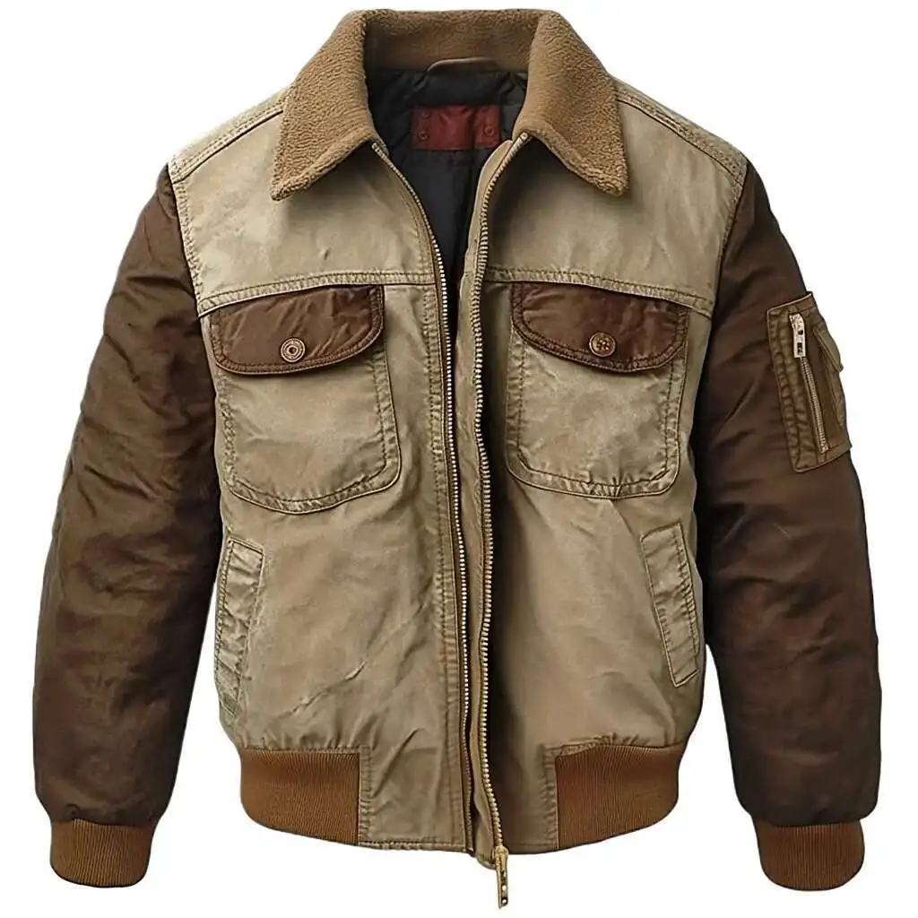 

WW2 Brad Jackets Tanker Wii Army Military Style Jacket