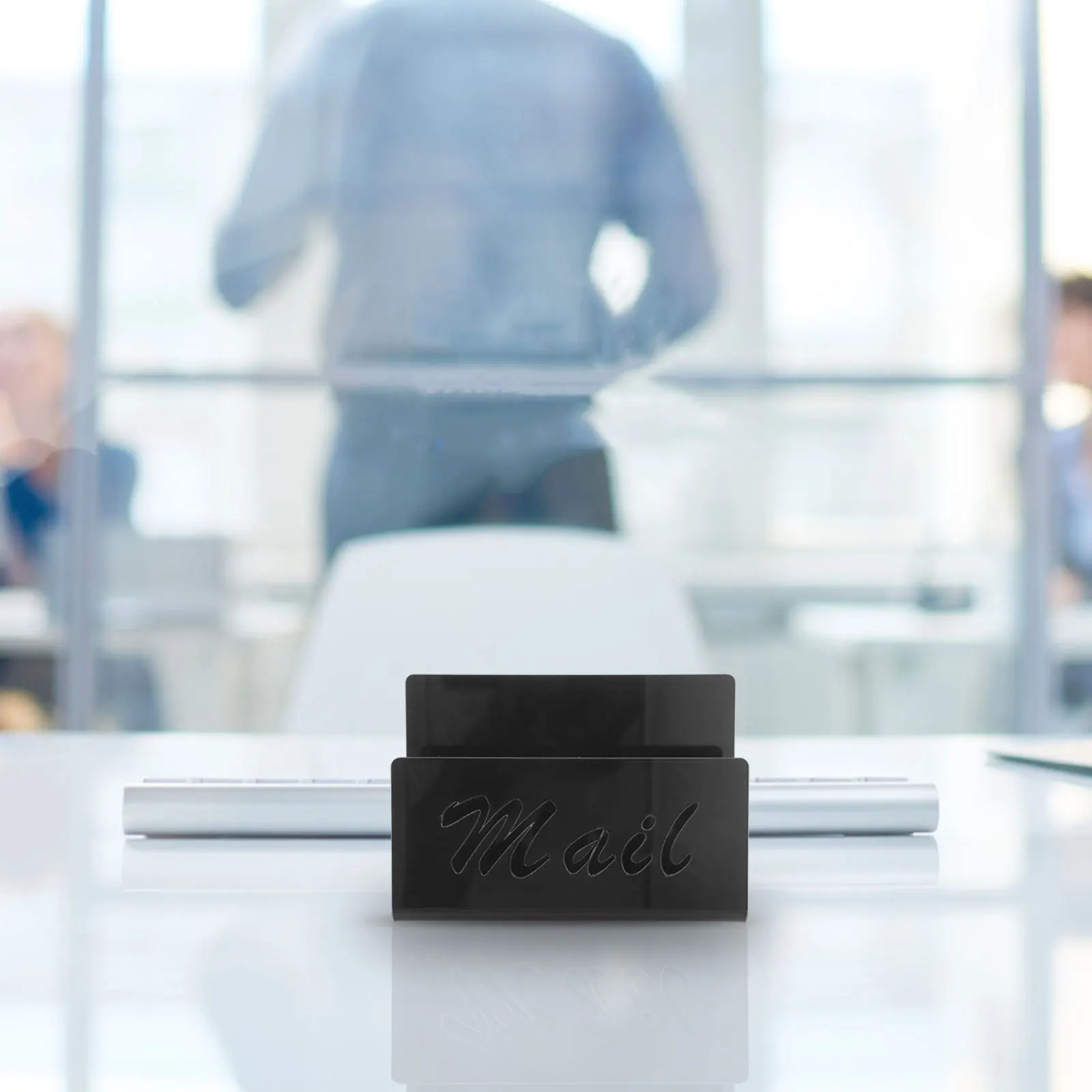 

Sturdy Acrylic Mail Holder Desktop Organizer For Letters Envelopes Postcards Desktop Storage Rack Lightweight Countertop Mail