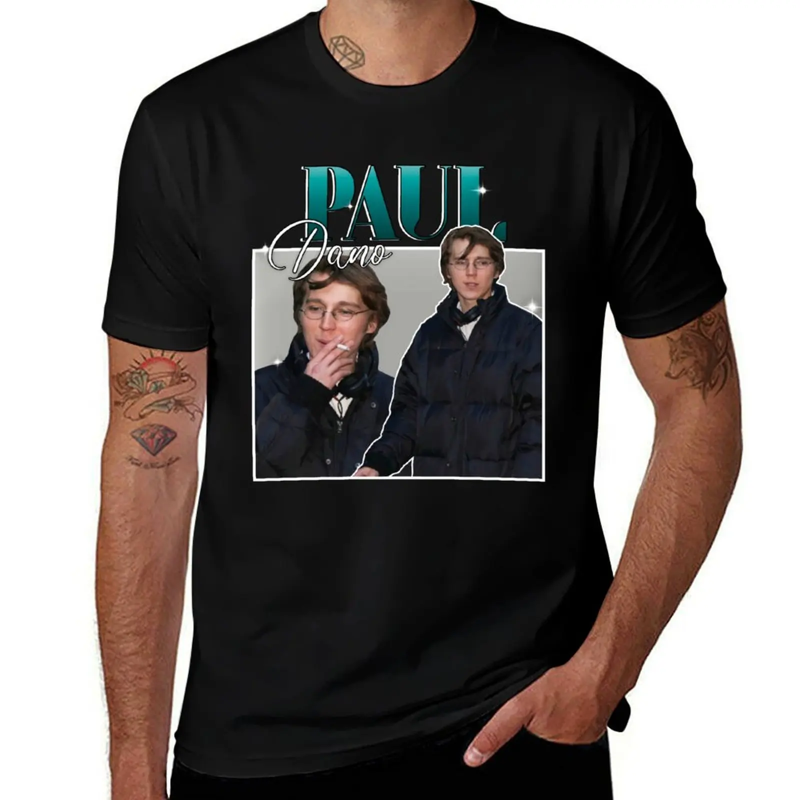 

paul dano retro t shirt T-Shirt Fashion Pattern Printed Tee Shirt