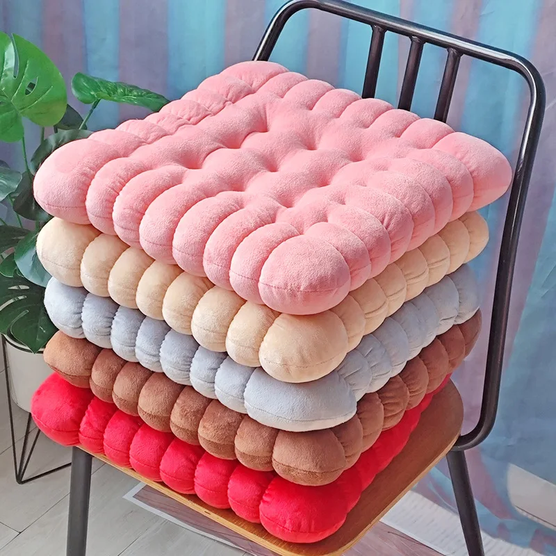 Thickened Futon Biscuit Cookie Cushion Office Sedentary Cushion Tatami Mat Practical Floor Cushion Rectangular Home Chair Cushio