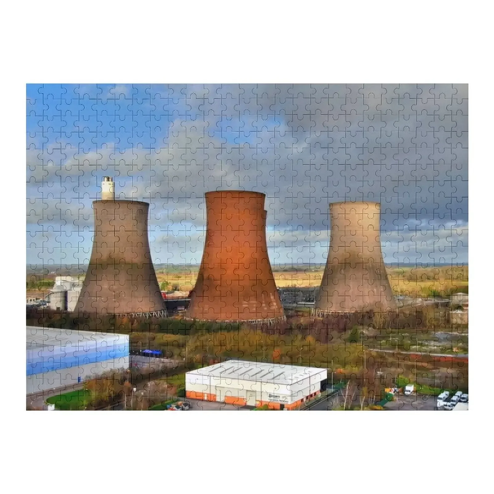 

Rugeley Powerstation Jigsaw Puzzle Photo Animal Christmas Toys Custom Name Wood Puzzle