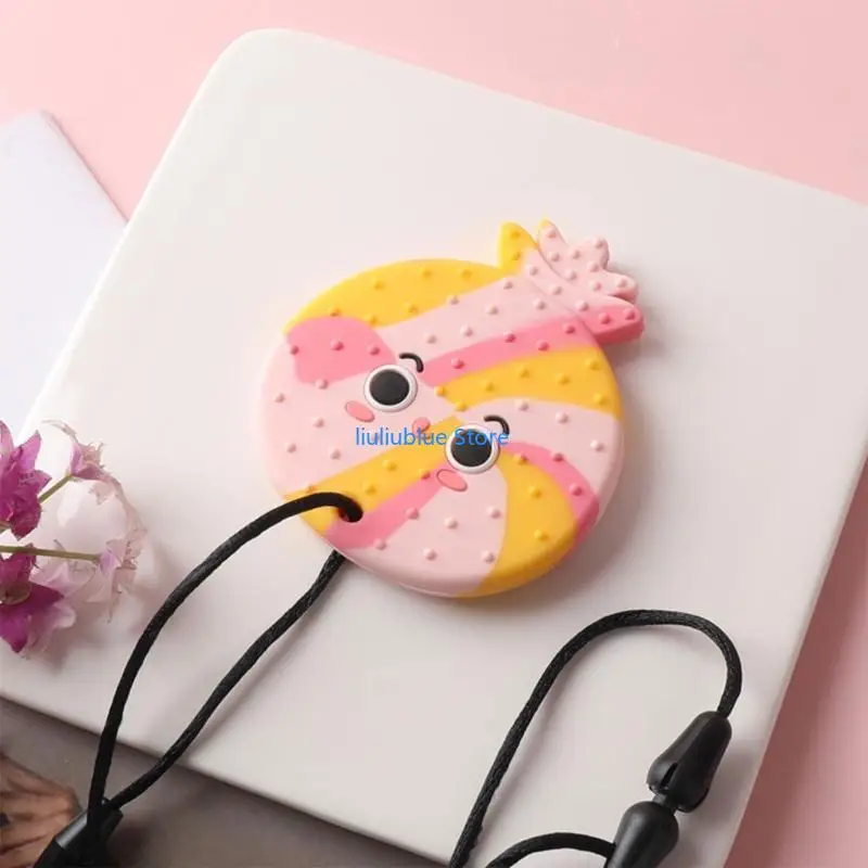 سيليكون مضغ لعبة طفل رضيع التسنين لعب طفل مضغ عصا عضاضة 62CF