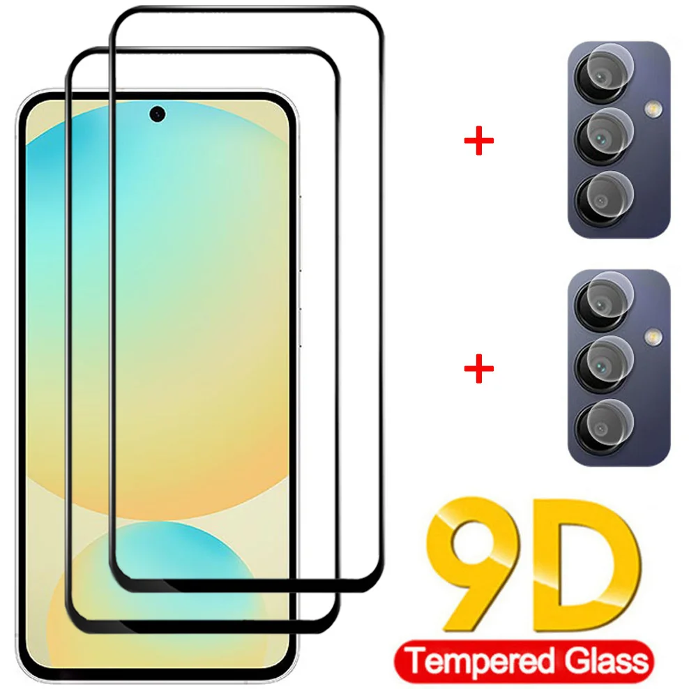 

9D & 9H Glass, Screen Protector for Samsung S24 FE Tempered Glass Protection S 24 FE Camera Film S24FE 5G Samsung Galaxy S24 FE
