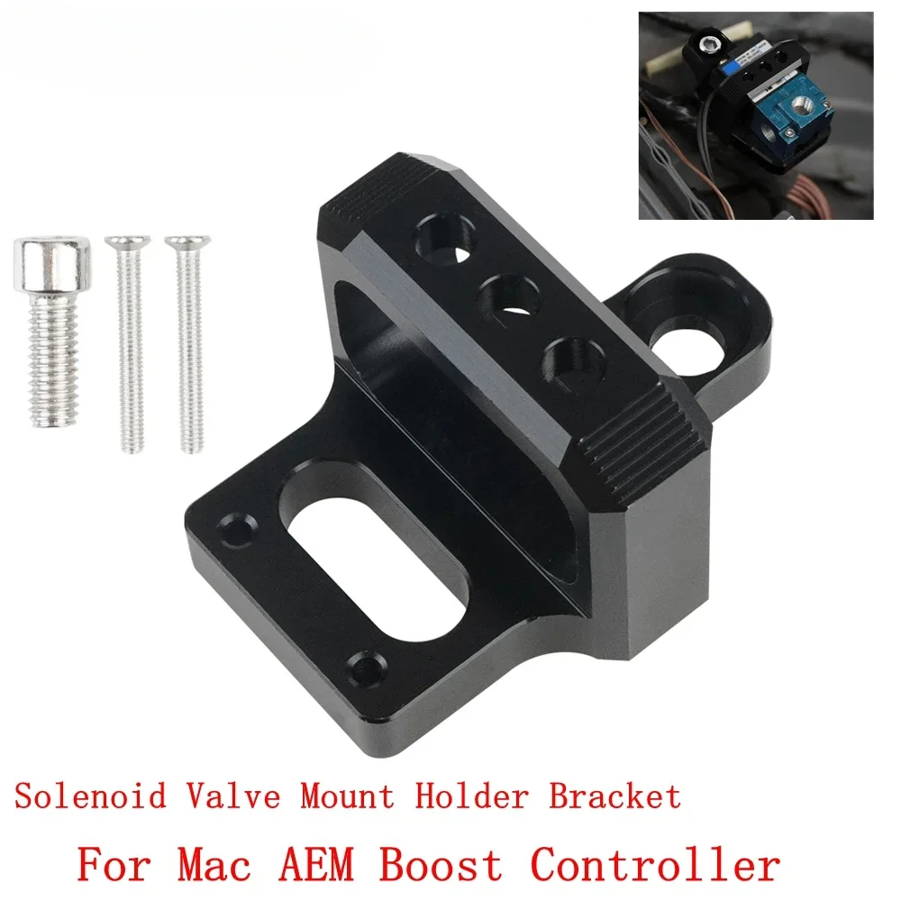 3 Port Solenoid Valve Mount Holder Bracket Aluminum For Mac AEM Boost Controller For 94 -01 Acura Integra For 92-95 Honda Civic