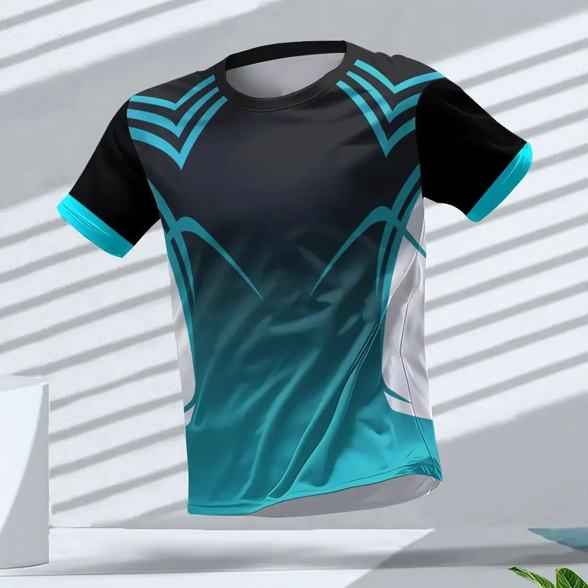Herren Y2K Sport-T-Shirt Atmungsaktiv Schnelltrocknend Hochwertig Outdoor Lauf- und Trainingsaktivbekleidung – Detail 2