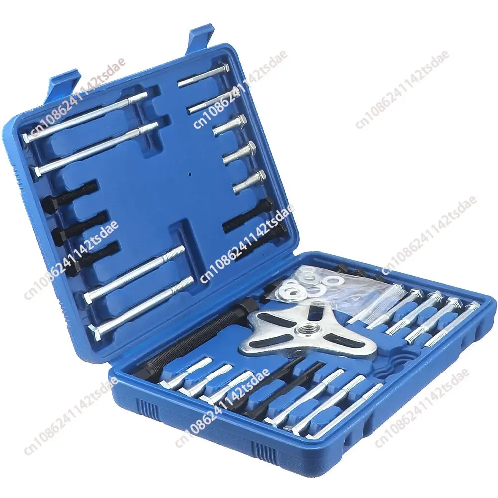 

46 Pieces Steering Wheel Puller Kit, Use with Harmonic Balancers, Crankshaft Pulleys and Gears, Work on Most Cars, Pickups, SUVs