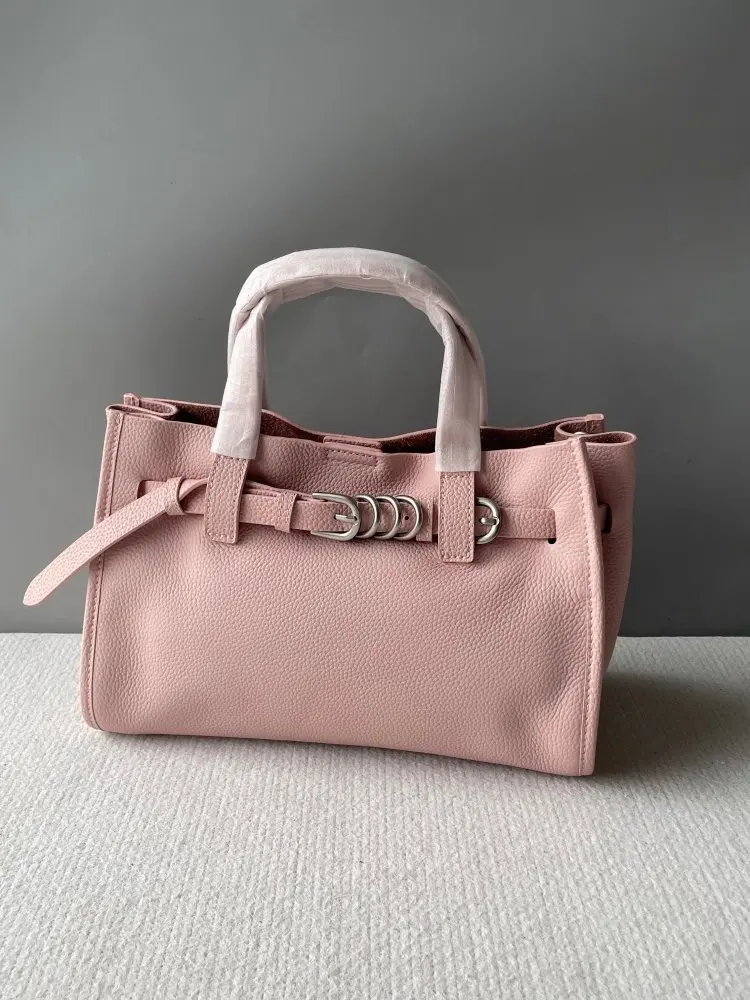 New Arrival 2026 Summer Womens Bag, Premium Cowhide Handbag with Shoulder & Crossbody Strap, Fresh Versatile Daily Purse
