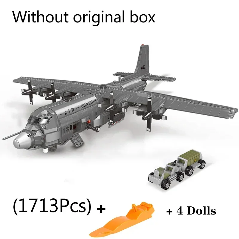 1713pcs Military The A10 F35 Fighter Building Blocks Thunderbolt II Warthog Fighter DIY WW2 Plane Brick Toys Gifts For Children