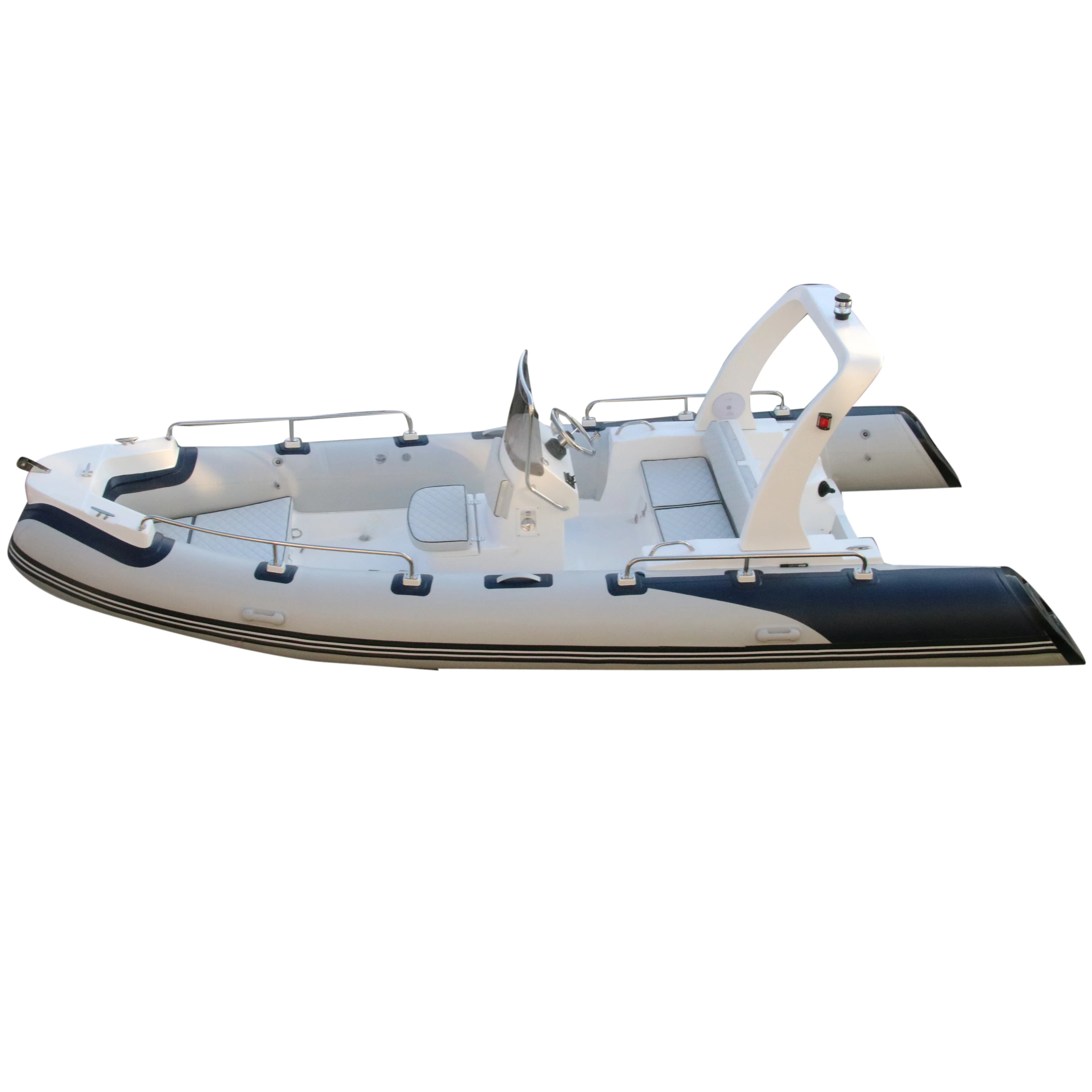 Goboat RIB540 Rigid Inflatable Boat CE PVC Or Hypalon Luxury Fiberglass RIB Dinghy Fishing Accessories Carpfishing Equipment