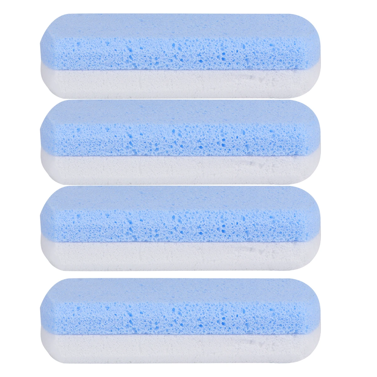 

4Pcs Foot Callus Remover Double Color Foam Glass Ergonomic Smooth Pedicure Stone Dead Skin Exfoliator Nail File Tool