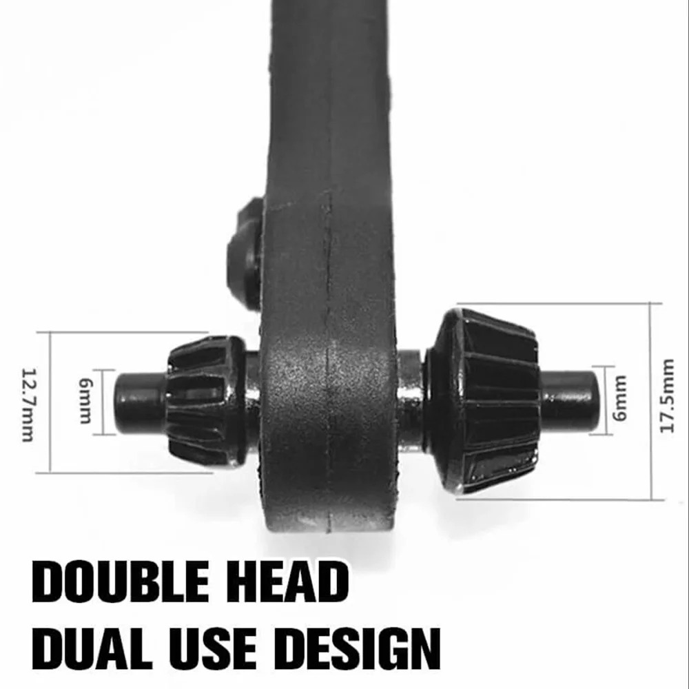 Two in One Drill Chuck Key Wrench Dual Head Ratchet Spanner Universal Clamping Tool For Drill Press Hand Electric Drill Lathe Machines Chuck Replacement Hardware Hand Tools 12 Point 7 mm 17 Point 5 mm Universal Chuck Size Compatibility